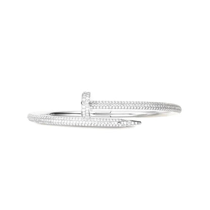 High-end custom diamond nail bracelet