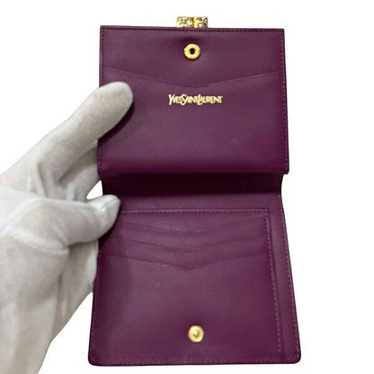 Yves Saint Laurent Leather Bifold Wallet