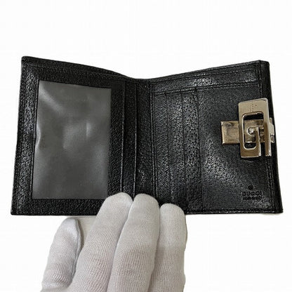 Gucci G Clip Leather Wallet