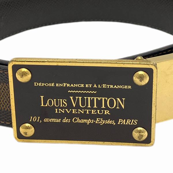 Louis Vuitton Sangle Aventure Damier Belt