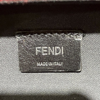 Fendi Zucchino Leather 2way Shoulder Bag