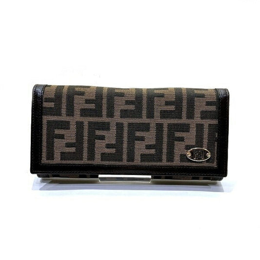 Fendi Zucca Canvas Long Wallet