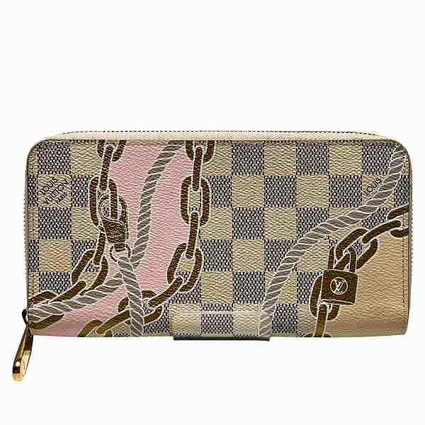 Louis Vuitton Zippy Wallet Damier Azur Wallet