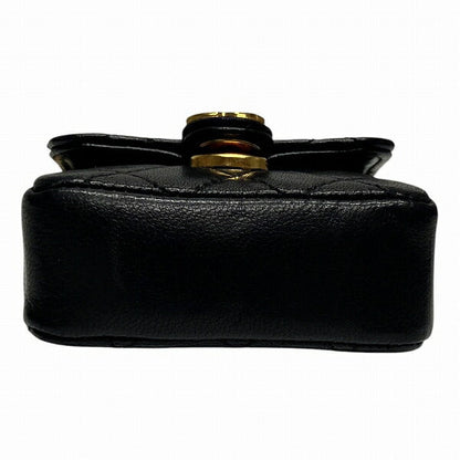 Chanel Mini Mini Matelassé Lambskin Chain Bag Charm Pouch