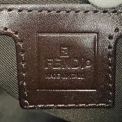 Fendi Zucca Canvas Shoulder Bag