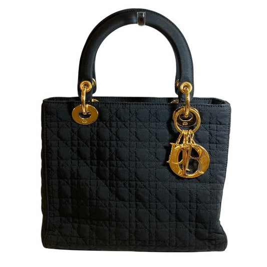 Dior Lady Dior Canvas Handbag