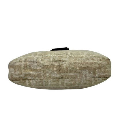 Fendi Mamma Baguette Canvas Shoulder Bag