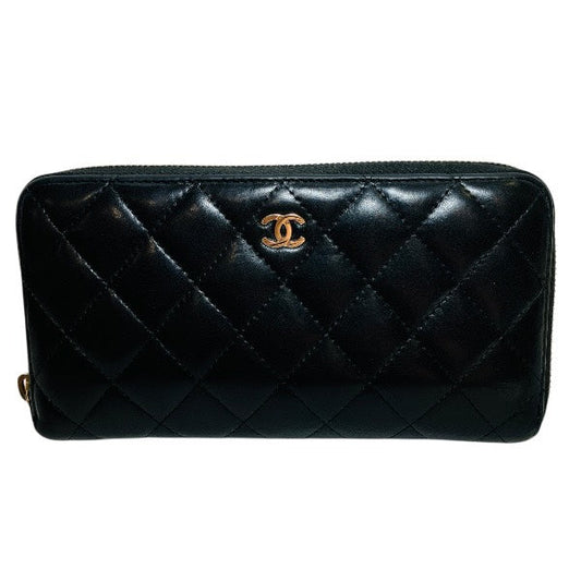 Chanel Matelasse Lambskin Long Wallet