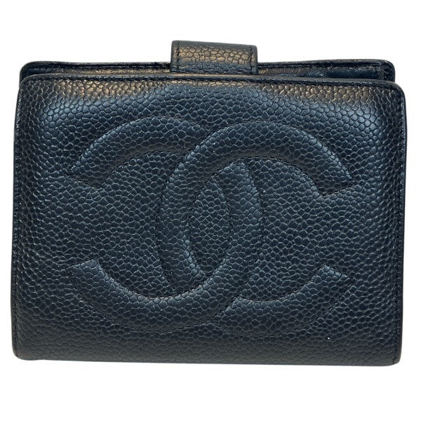 Chanel Caviar Leather Bifold Wallet