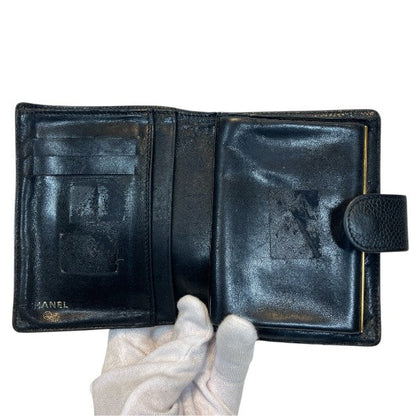 Chanel Caviar Leather Bifold Wallet