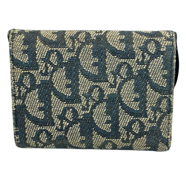 Dior Trotter Canvas Leather Card Case