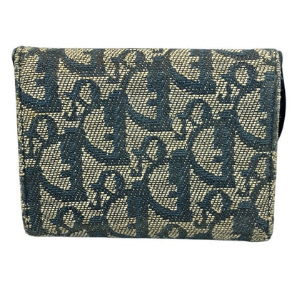 Dior Trotter Canvas Leather Card Case