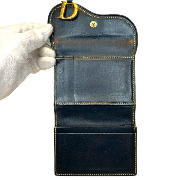 Dior Trotter Canvas Leather Card Case
