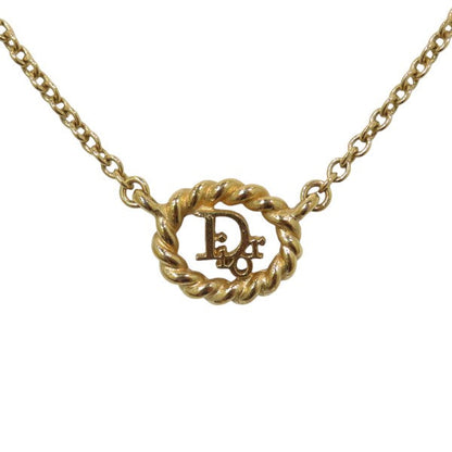 Dior Oval Logo Necklace
