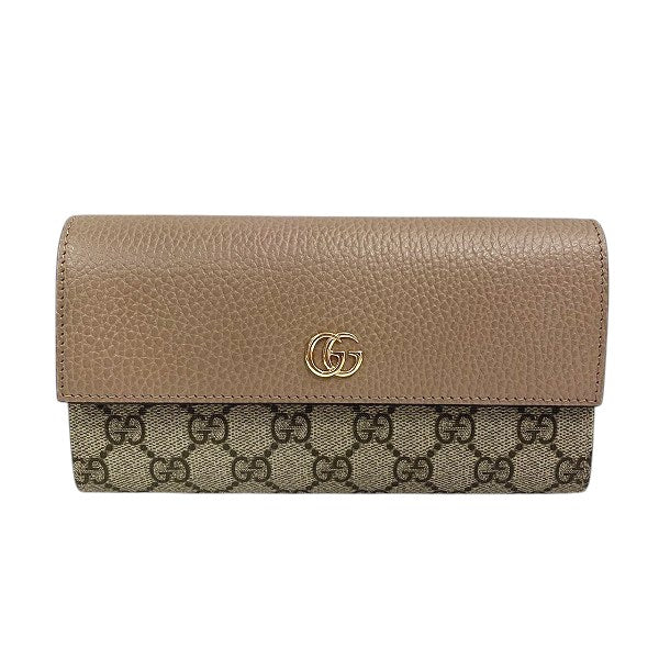 Gucci Double G GG Supreme Canvas Continental Wallet