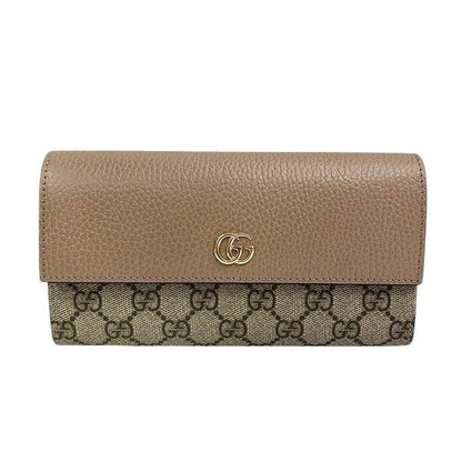 Gucci Double G GG Supreme Canvas Continental Wallet