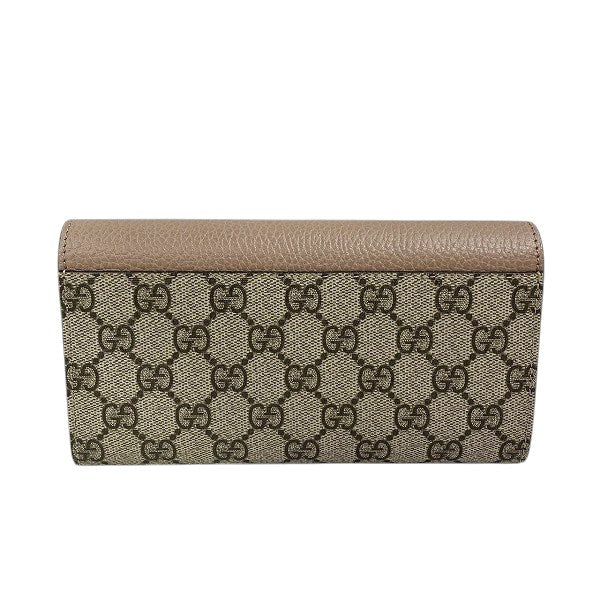 Gucci Double G GG Supreme Canvas Continental Wallet