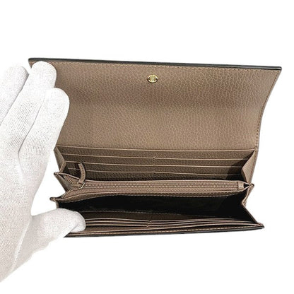 Gucci Double G GG Supreme Canvas Continental Wallet