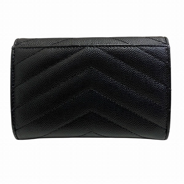 Saint Laurent Cassandra Small Envelope Wallet Leather Wallet