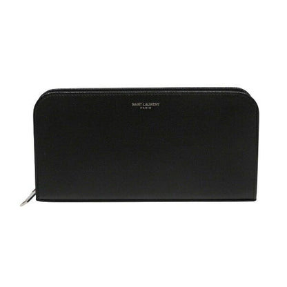 Saint Laurent Full Zip Wallet Leather Long Wallet