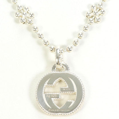 Gucci Interlocking G Flower Silver 925 Necklace