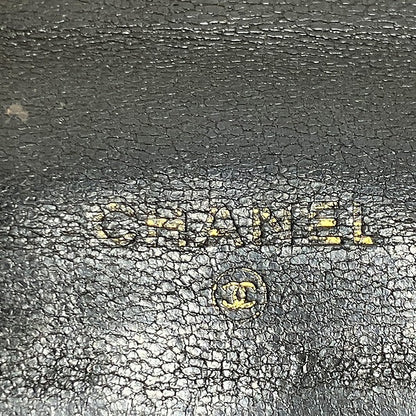 Chanel Coco Mark Leather Long Wallet