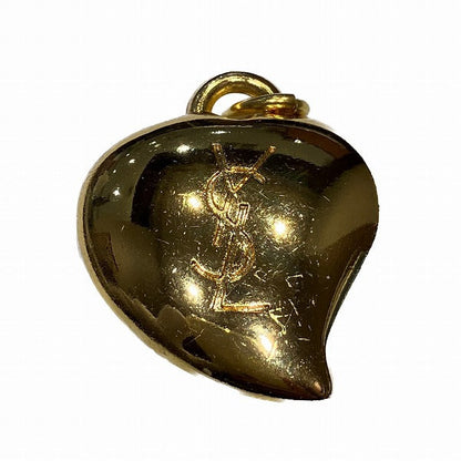 Yves Saint Laurent Rhinestone Heart Pendant Top