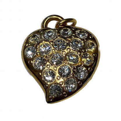 Yves Saint Laurent Rhinestone Heart Pendant Top