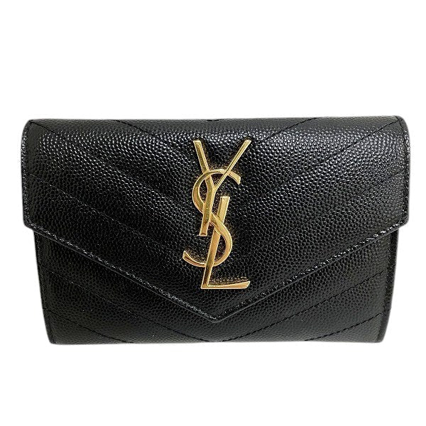 Saint Laurent Small Envelope Wallet Leather Card Case