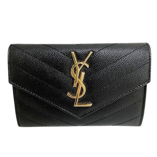 Saint Laurent Small Envelope Wallet Leather Card Case