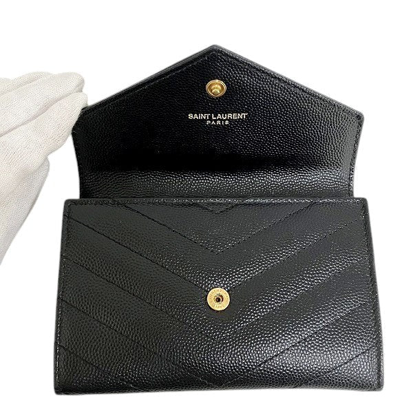 Saint Laurent Small Envelope Wallet Leather Card Case