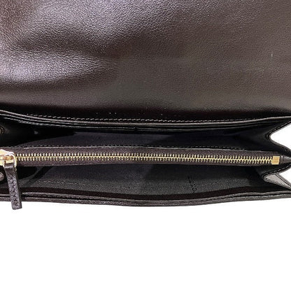 Fendi Zucca Canvas Leather Long Wallet