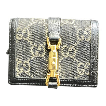 Gucci Jackie 1961 Canvas Leather Wallet