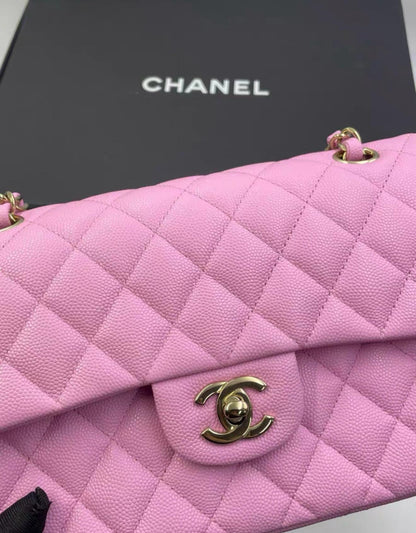 Chanel 23P Pink Caviar Leather Flap Bag