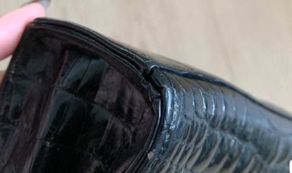 Chanel 1996-1997 Black Crocodile Mini Kelly bag