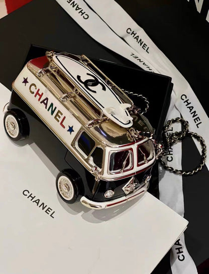 Chanel 24C Mini bus Van Hollywood Minaudiere Mini Bag handbag Collectible