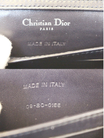 CHRISTIAN DIOR Aqua Blue Leather Mini Diorama Crossbody Bag