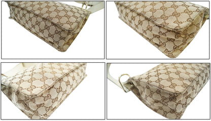 GUCCI GG Canvas Messenger Bag 120841
