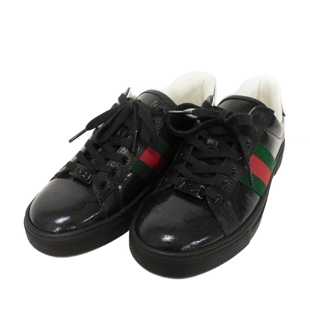 Gucci Ace Web Stripe GG Crystal Sneaker