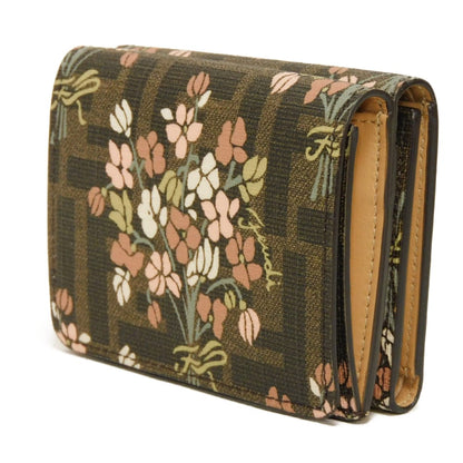 Fendi Flower Micro Wallet Trifold Wallet