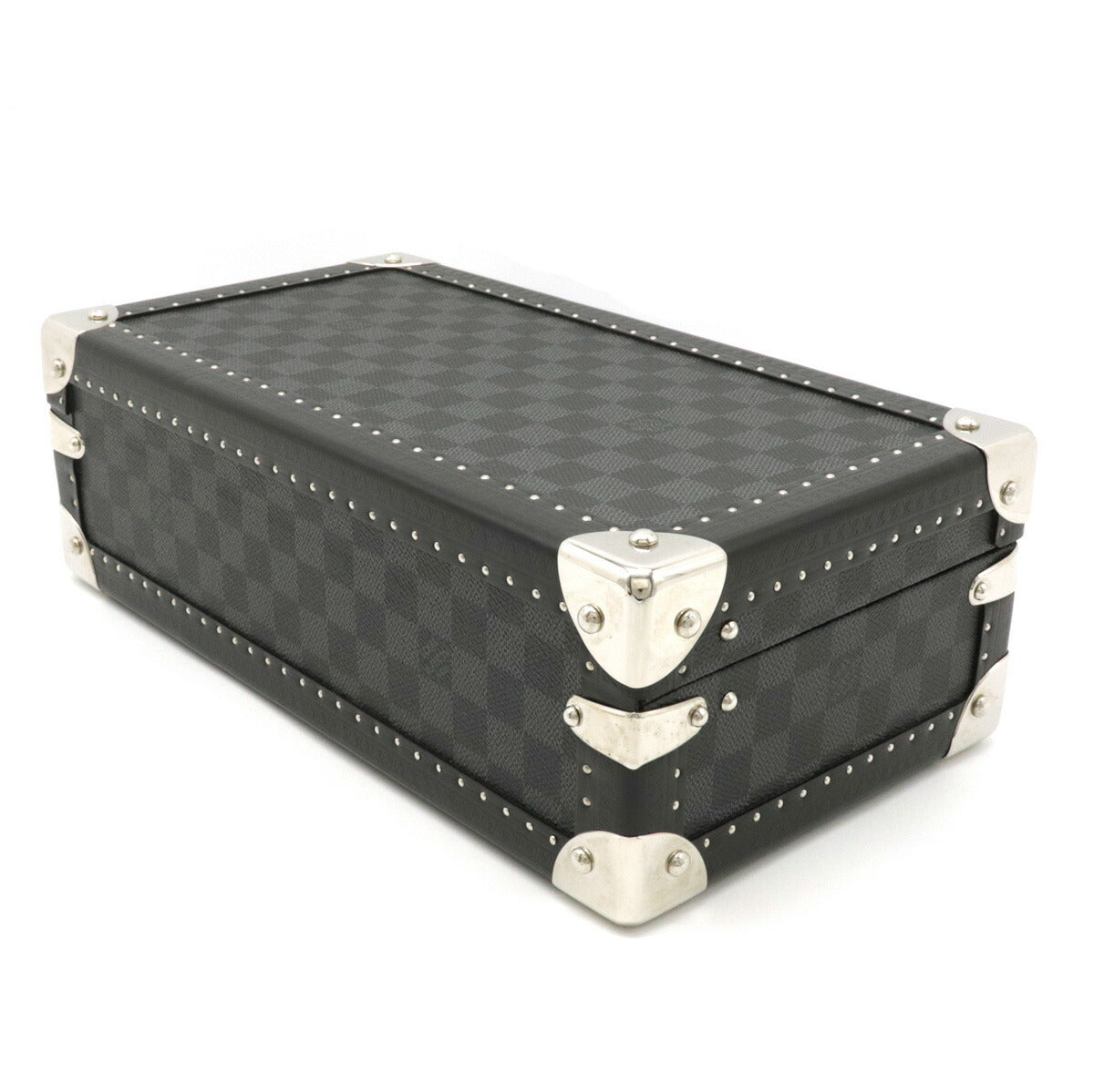 Louis Vuitton Damier Graphite Watch Case N48226