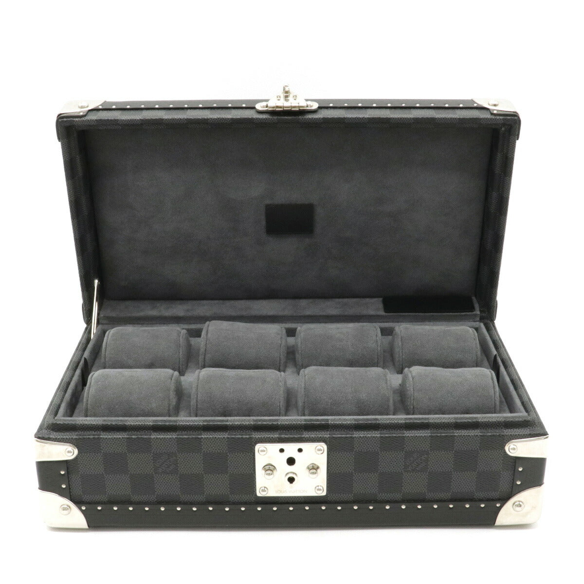 Louis Vuitton Damier Graphite Watch Case N48226