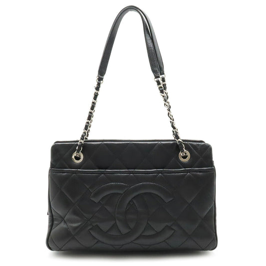 Chanel Caviar Skin Matelasse Coco Mark 2way Bag A67294