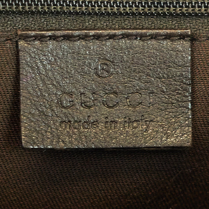 Gucci D-Ring Small Monogram Canvas Hobo Bag