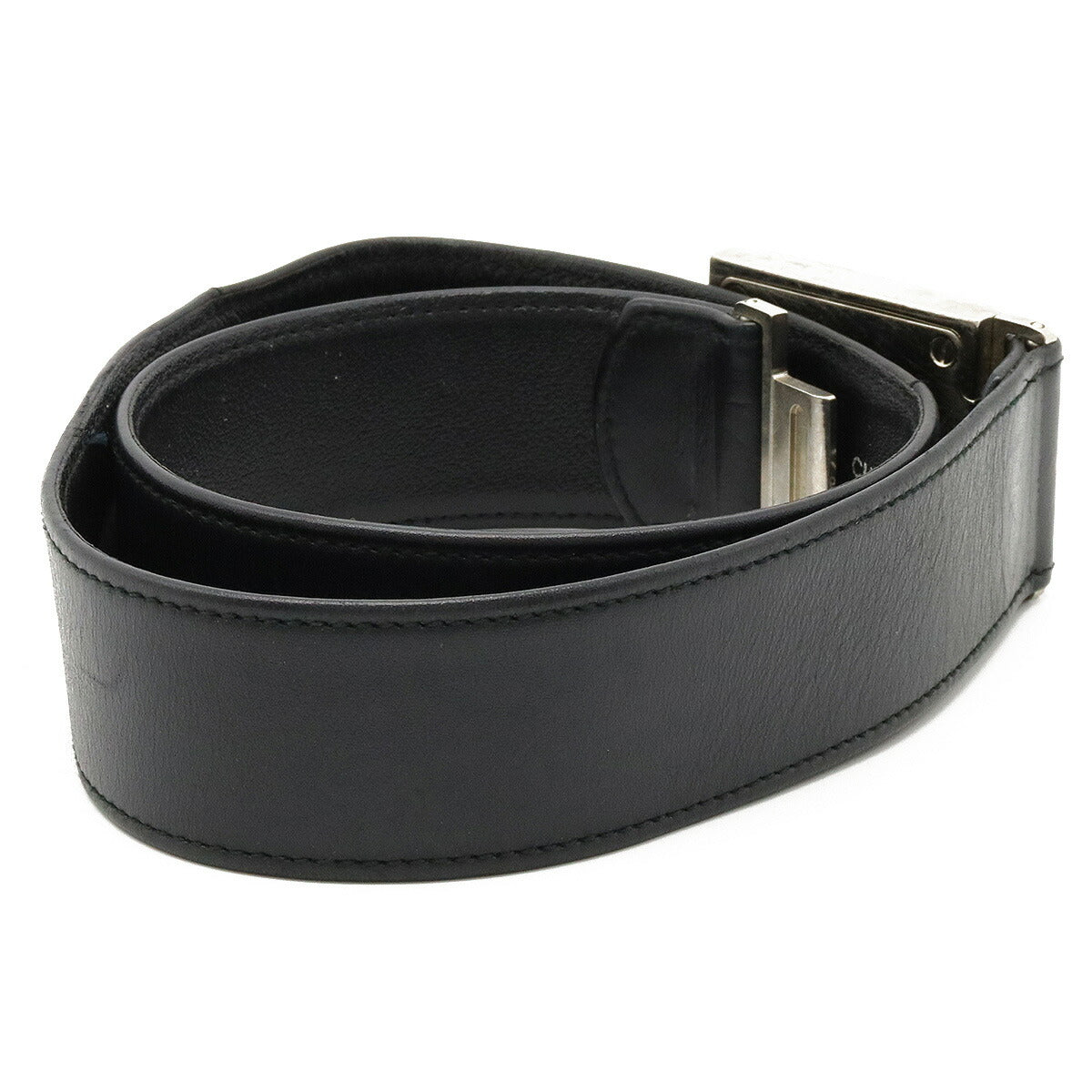 Chanel Coco Mark Leather Belt