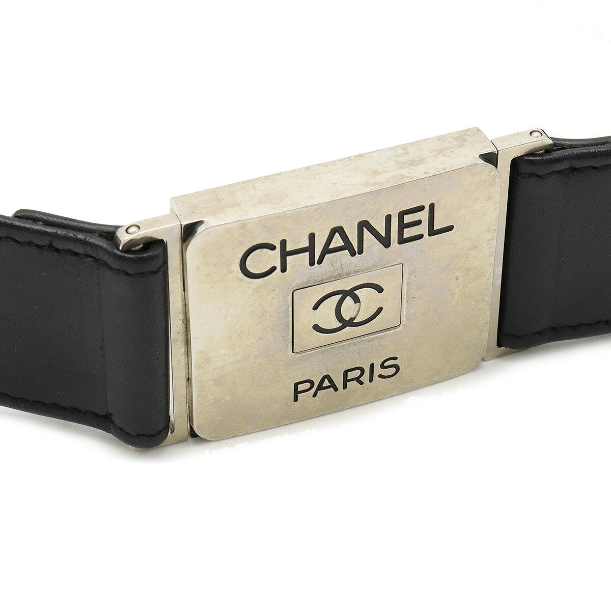 Chanel Coco Mark Leather Belt