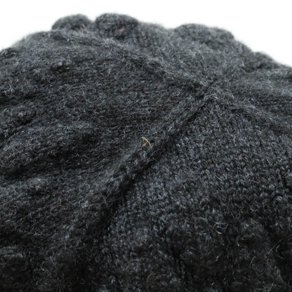 Chanel Cashmere Silk Coco Mark Knit Cap Hat