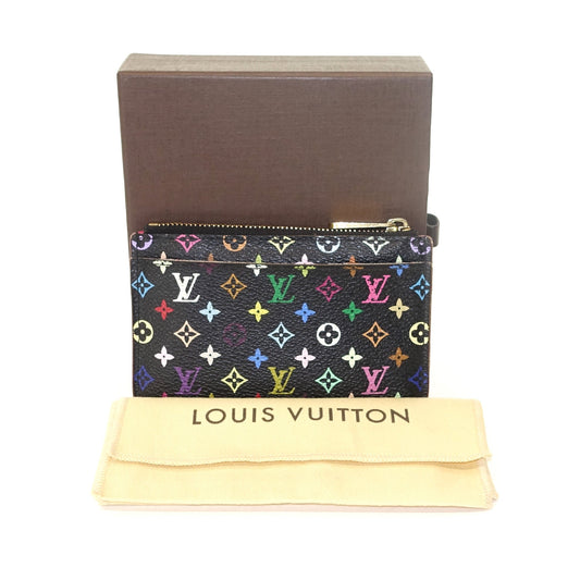 Louis Vuitto Multicolour Coin Purse with Key Ring