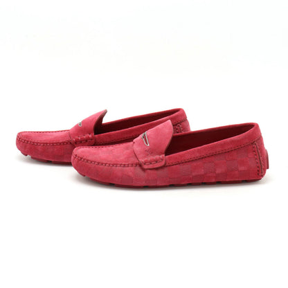 Louis Vuitton Damier Shade Line Driving Shoes Loafers ND0195