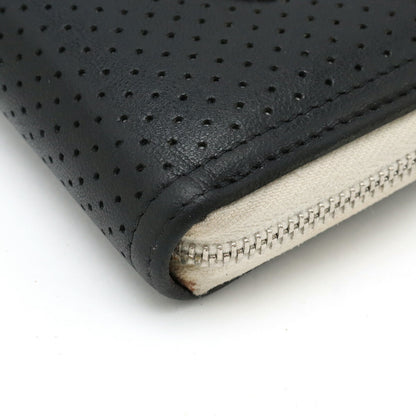 Chanel Leather Coco Mark Card Case Business Card Holder